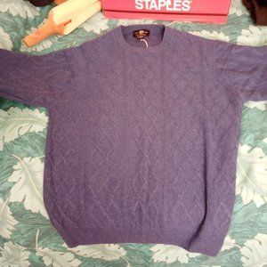NWT Glen Lyon 100% cashmere Sweater Size L